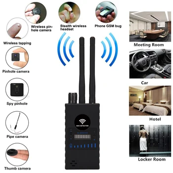 G98 G528B Multi-funkcia Anti-spy Detektor GSM Kamera Audio Chybu Vyhľadávanie GPS Signálu RF Tracker Zistiť Eavesdropper Chrániť Súkromie