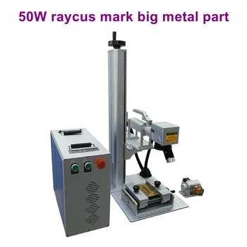 30W Vlákniny Laserové Značenie stroj kovového povrchu označenie laserové tlačiarne prenosné 20W 30W 50W s 800mm vzpriamenej