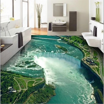 beibehang Vlastné podlahy, maľby, 3d foto dekorácie čerpať high-definition výroby vody vodopád 3D poschodí abstraktných de parede