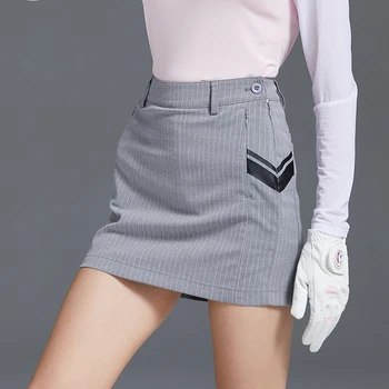 Nové Swan Láska Golf Sukne dámske Slim Krátke Šaty Outdoorové Športy Dámy Sukne Prúžok Culottes Golf ţenské Šaty